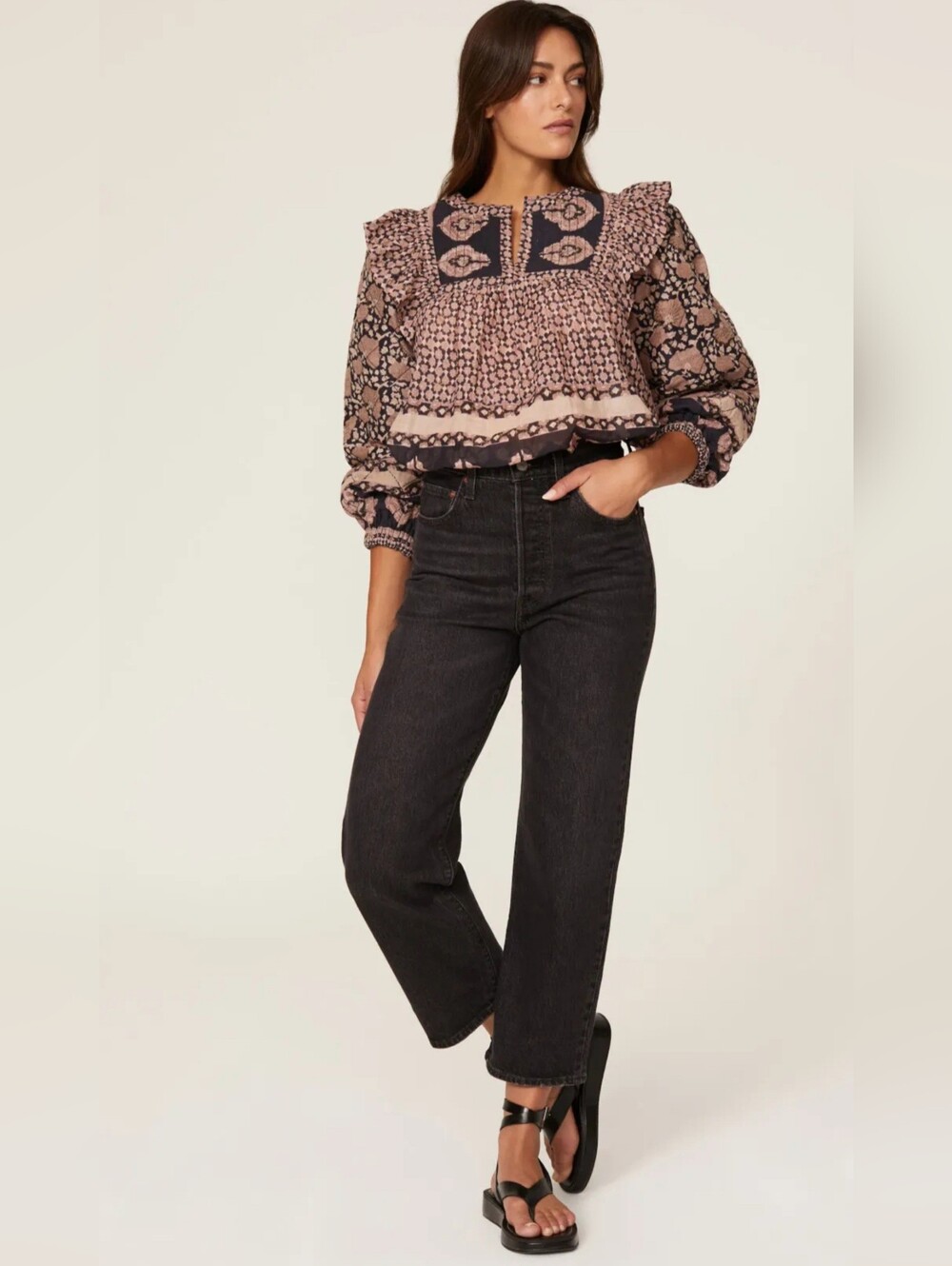 Sea New York  Margo Quilted Top Women Size S